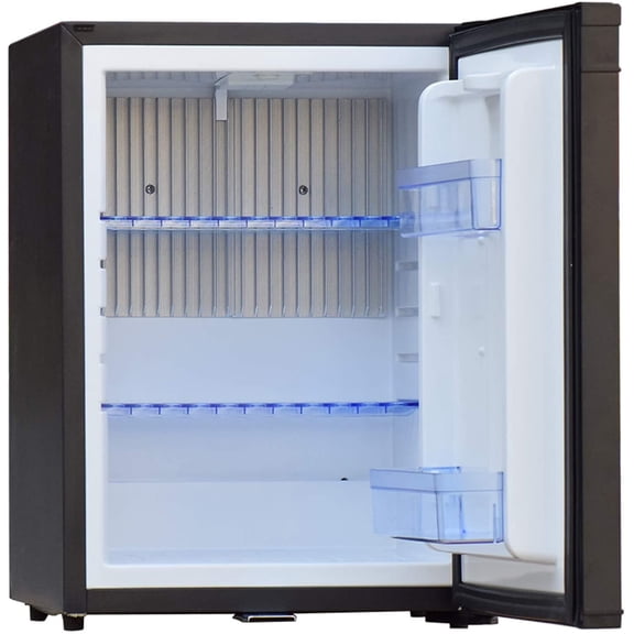 Smeta Mini Fridge with Lock 1.4 Cu ft RV Refrigerator Freightliner 12V DC/110V AC Bedroom Truck Dorm