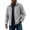 White, variant on Hulanddfd Mens Jacket Zip Up Collared Coat, Lightweight Long Sleeve Outerwear with Pockets, Casual Spring Top