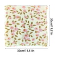 thumbnail image 3 of Sahpxhe 4-Pack Coral Velvet Kitchen Towels with Floral Pattern and Hanging Loop,11.81X11.81in Dish Towels Cleaning Cloth,Highly Absorbent,Soft,Fast Drying for Dishes,Countertops,Glas Pink, 3 of 6