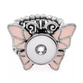 thumbnail image 1 of HOOUN DIY Chunk Charm Silver Drill Snap Ring For 12 18mm Snap Button Jewelry Gift-#01(12mm), 1 of 5