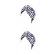 thumbnail image 4 of Qarigey Turbante africano nudo estilo bohemio protección solar banda ancha accesorios elásticos sombreros gorro mujer negro blanco cebra cebra blanca negra 2piezas Qarigey CBP468884, 4 of 6