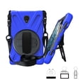 thumbnail image 4 of KIQ Galaxy Tab A 10.5 Case, 2018, T590 Heavy Duty Shield Cover Tempered Glass Screen Protector Shoulderstrap for Samsung Galaxy Tab A 10.5 SM-T590/SM-T595 [Blue], 4 of 15