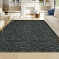 thumbnail image 3 of FairOnly 5'x7'Modern Area Rug Machine Washable Non Slip Stain Resistant Black Gradient Rugs for Bedroom, 3 of 7