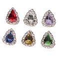 thumbnail image 4 of 30 piezas de diamantes de imitación para coser, 6 colores, manualidades DIY, diamantes de imitación de cristal con 4 agujeros para manualidades de ropa, 4 of 12