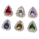 thumbnail image 4 of 30 piezas de diamantes de imitación para coser, 6 colores, manualidades DIY, diamantes de imitación de cristal con 4 agujeros para manualidades de ropa, 4 of 12
