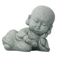 thumbnail image 1 of Artesanías coleccionables de  estatua de Buda clásica Libro de lectura Gloria Estatua de Monk Buddha, 1 of 9