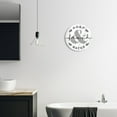 thumbnail image 2 of Stupell Industries Soap & Water Vintage Bathroom Advertisement Farmhouse Sign,12 x 12,Design By Lil' Rue, 2 of 5