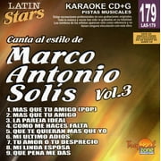 Karaoke: Marco Antonio Solis, Vol. 3 - Latin Stars Karaoke