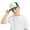 Green/white, variant on Kids 5 Panel Trucker Cap Mesh Snapback Hat Foam Front for Boys Girls Aged 3-7 Years Old-Green/White