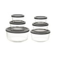 thumbnail image 4 of MAINSTAYS Round glass food storage set with PE Lid, 4 of 5