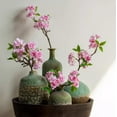 thumbnail image 2 of Small Peach Blossom Flower Stem 16.5" Tall, 2 of 8