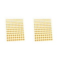 thumbnail image 2 of Soidarity Ojo cara gemas pegatinas de diamantes de imitación Bling cristal brillo ceja maquillaje accesorio DIY uñas arte decoraciones boda Amarillo 2Conjunto, 2 of 6
