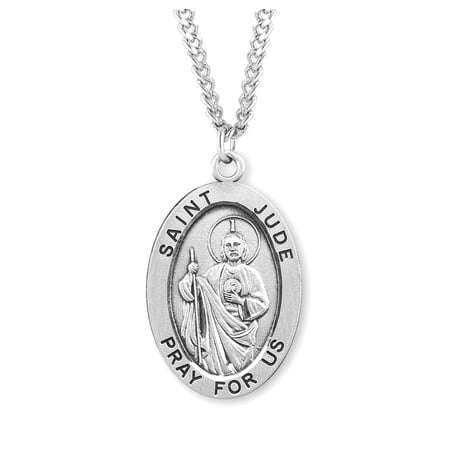 St. Jude Sterling Silver Medal Necklace