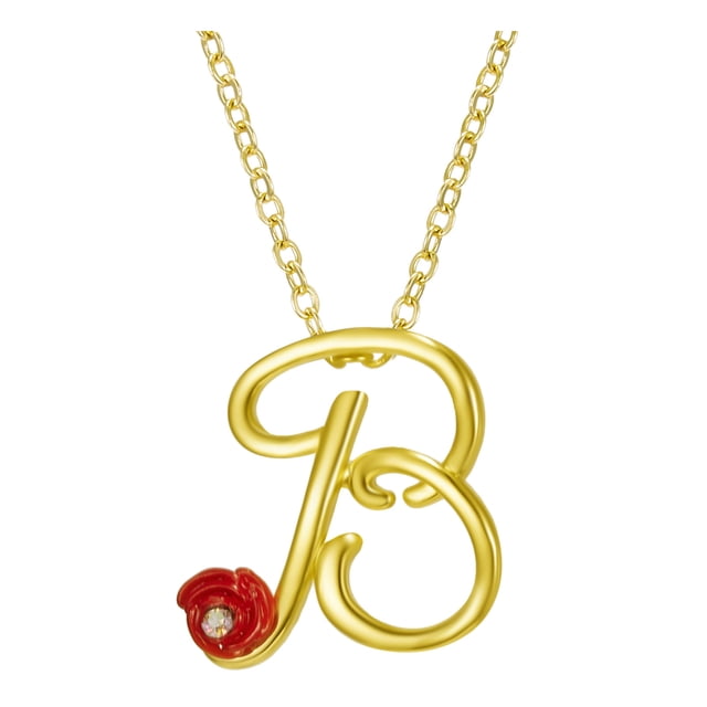 Jusqu'à 65% de Réduction sur les Colliers SMihono pour Femmes, Collier Lettre Rose avec Strass, Pendentif Rétro en Anglais