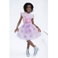 thumbnail image 4 of Squishmallows Patty the Cow Scuba Cosplay Hooded Tulle Tutu Dress Toddler to Big Kid, 4 of 4
