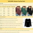 thumbnail image 3 of Joyutrip Women V Neck Long Sleeves Solid Color Ruched Tunic Top, 3 of 6