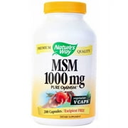 Nature's Way MSM Vegetarian Capsules, 200 CT