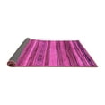 thumbnail image 2 of Ahgly Company Indoor Round Abstract Pink Modern Area Rugs, 7' Round, 2 of 4
