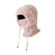 thumbnail image 5 of Pasamontañas con capucha, pasamontañas, máscara de esquí, transpirable, máscara cómoda y cálida para rosa, 5 of 8