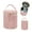 PINK, variant on Insulated Baby Bottle Bag, 5.5"×7.48" Breastmilk Cooler Bag with Food-Grade PEVA Lining, Waterproof 300D Polyester Milk Bottle Tote for Nursing Mom, Multi-Use Insulated Lunch Bag for Work/Picnic/Camp