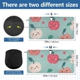 thumbnail image 2 of Smile Apples Car Windshield Sun Shade Foldable Front Window Shades Cover Sun Visor Shield Block, 2 of 6