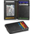 thumbnail image 4 of fastboy Men S Wallet Card Holder RFID Blocking Slim Leather Money Clip Easy Leather Wallet Card Holder B, 4 of 6