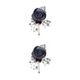 thumbnail image 4 of Redempat Versatile Wedding Brooch Add Classy And Sophisticated Touch To Any Look Modern Minimalist Brooch Pin dark grey 2Set, 4 of 6