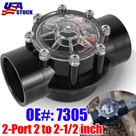 7305 Check Valve for Jandy 2 to 2-1/2-Inch 180-Degree Flow for Pool and Spa