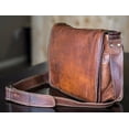 thumbnail image 2 of Cuero Bags Unisex Adjustable Straps Leather Messenger Bag, Brown, 1-Piece, 2 of 7