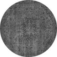 thumbnail image 1 of Ahgly Company Indoor Round Persian Gray Bohemian Area Rugs, 5' Round, 1 of 4