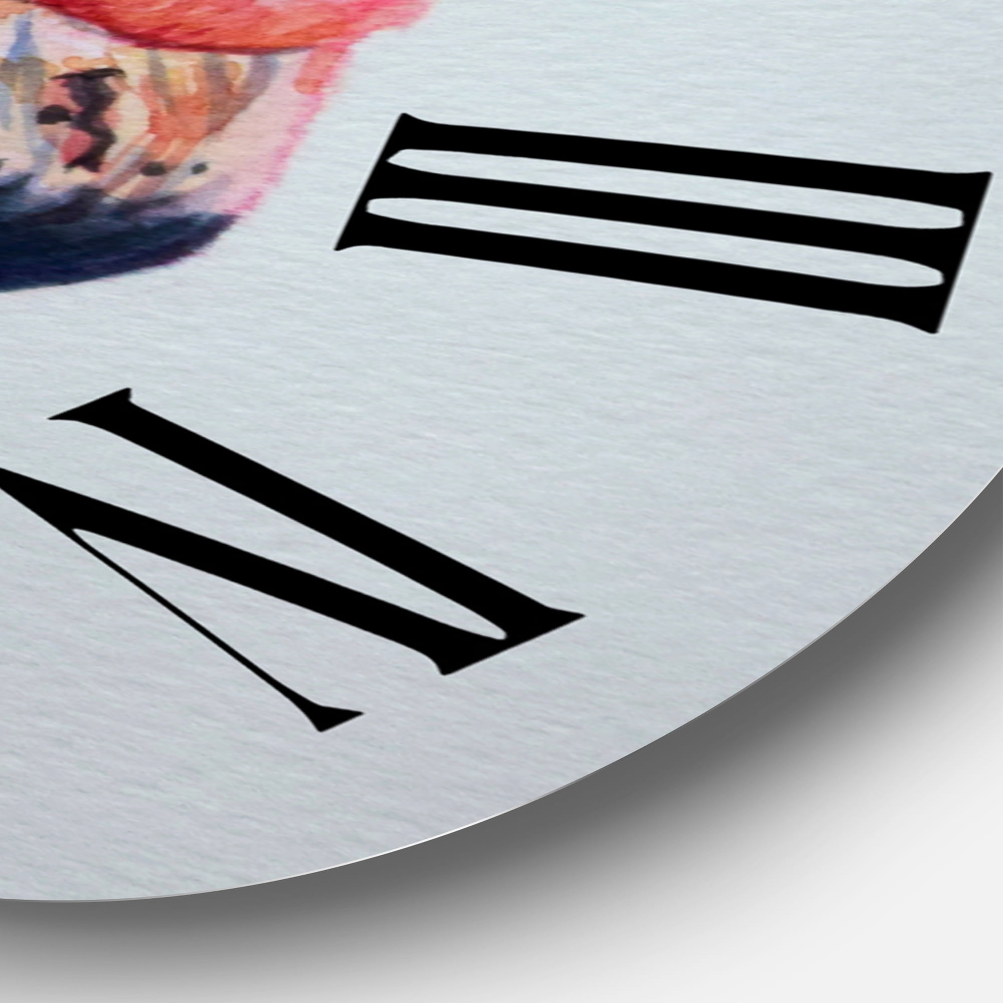 Designart 1 in Farmhouse Wall Clock