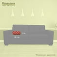 thumbnail image 4 of Majestic Home Goods Red Links Indoor / Outdoor Round Bolster Pillow 18.5" L x 8" W x 8" H, 4 of 5