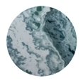 thumbnail image 4 of HAOXIT  Marble Blue Green Round Tablecloth Abstract Ocean Rock Splashes Marble Pattern Table Cloth Dining Table Cover for Home Kitchen Restaurant Party Buffet Picnic 46-50, 4 of 8