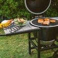 thumbnail image 1 of SWETRACE 1Pc Sturdy Iron Rib Holder Bbq Rack Black Metal Grilling Stand for Home, 1 of 8