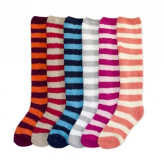 Liitrsh 6 Pairs Women Knee High Fuzzy Socks Soft Long Thigh High Warm stockings Cozy Slipper Plush Socks (Classic Colors Liitrsh 6 Pairs Women Knee High Fuzzy Socks Soft Long Thigh High Warm stockings Cozy Slipper Plush Socks (Classic Colors