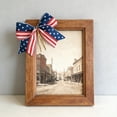 thumbnail image 6 of geerera 4th of July Patriotic USA Flag Bow, Red White Blue Star Stripe Bow with Twist Ties for Independence Day Decor, 6 of 6