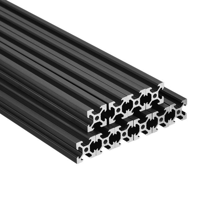 Unique Bargains V Slot 2020 Aluminum Extrusion 10 Pcs European Standard 1220mm 48 Inch Anodized Rail for CNC DIY 3D Printer