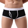 thumbnail image 1 of WILLBEST Pantalones Cortos para Hombre, Ropa Interior, Calzoncillos para Hombre, Calzoncillos Sólidos con Bolsa, Pantalones Cortos, Ropa Interior Sexy Transpirable para Hombre., 1 of 4