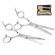 thumbnail image 2 of Fugacal Tijeras de peluquería, tijeras profesionales de corte de pelo, tijeras de adelgazamiento para salón de familia, peluquería, tijeras de peluquería (#2) Fugacal No se aplica, 2 of 6