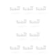 thumbnail image 3 of Yuarrent Carbon Steel Die Party Banquet Scrapbook Stencil Decoration Handicraft DIY Template Album Handmade Photo Crafting Plata 10piezas, 3 of 6