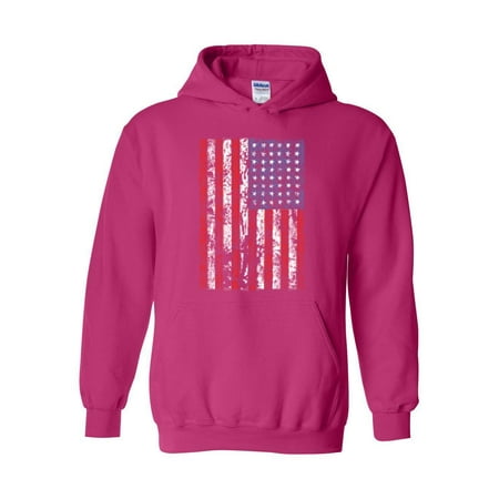 4th of July Flags American Flag Vintage Unisex Hoodie Hooded Sweatshirt