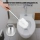 thumbnail image 5 of Hogar Cuarto de baño Hotel Acero inoxidable Mango largo Cepillo de limpieza para inodoro Depurador con soporte, 5 of 8