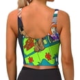 thumbnail image 3 of Lsque Scooby-Doo Printed Women'S Sports Bra, Compression, Moisture Wicking, High-Impact Sports Bra For Women,Supportive sports bra-Large, 3 of 9