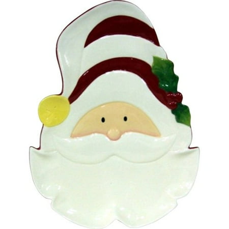 Holiday Santa Dessert Plate