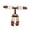 Brown, variant on YIFAEUX Reflective Stripe Dog Boot Leggings Waterproof Dust-proof Pants Adjustable Full Leg Protection Pet Strolling Going Out Clothes for All Seasons