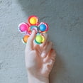 thumbnail image 2 of Jouet Coloré pour le Bout des Doigts Soulagement du Stress Plastique Durable Compact Portable Design Coloré pour Enfants Adultes Libération du Stress Partout, 2 of 4
