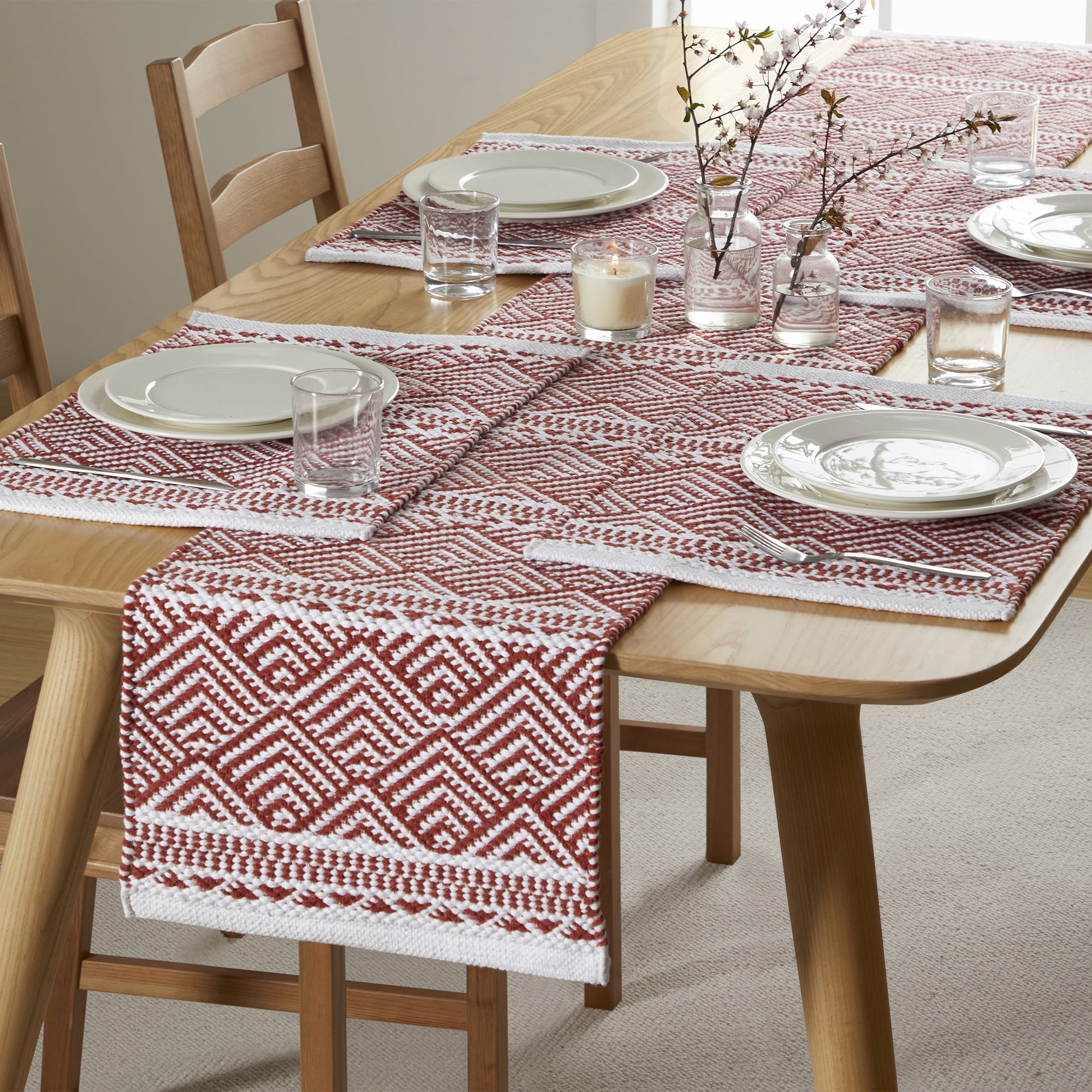 table runner 立涌華唐草　帯リメイク Seigaiha Blue Wave Linen Table Runner – Seigaihaya