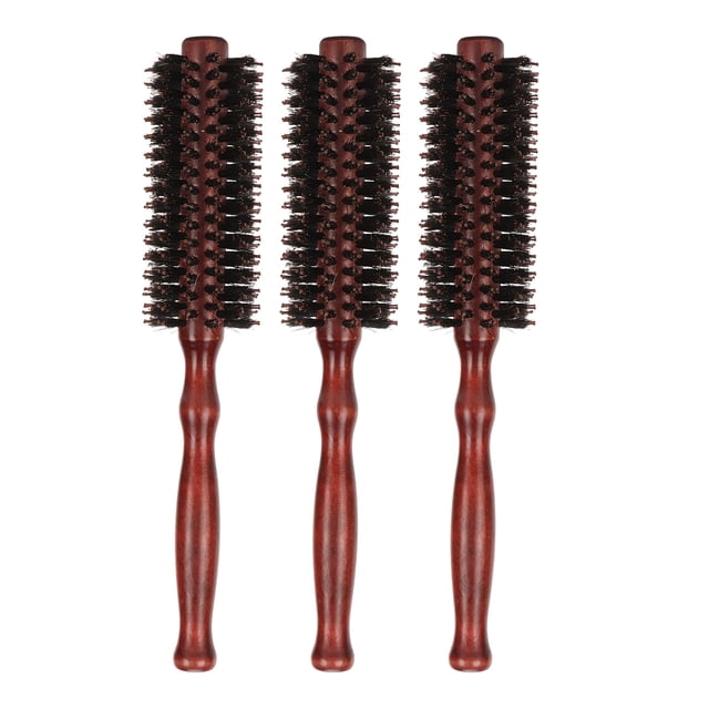 Brosse à Cheveux Ronde, 3 Pcs Rouleau Brosse à Cheveux Ronde Rouleau Brosse à Cheveux pour Femmes Performance Solide
