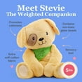 thumbnail image 5 of Lilly’s Love 5lb Weighted Stuffed Animal for Anxiety Relief, Dexter The Dog, Sensory Plush for Kids & Adults, 5 of 12