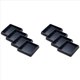 thumbnail image 1 of 8 Almohadillas Antideslizantes para Muebles: Tazas Cuadradas de Goma Antideslizantes de 3X3 Pulgadas, Posavasos para Patas, Sofá, Silla, Topes para Cama, 1 of 1